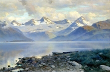 213/ озеро в горах. 1898